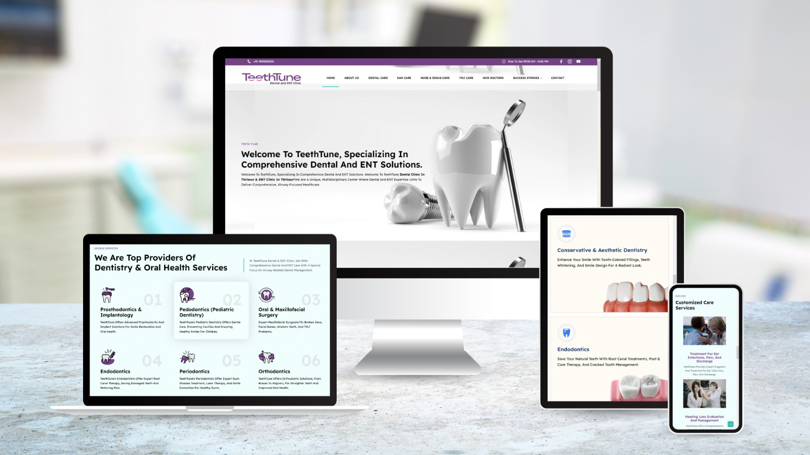 Dental clinic website